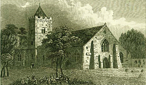 The pre 1825 Church by D Parkes (1824)